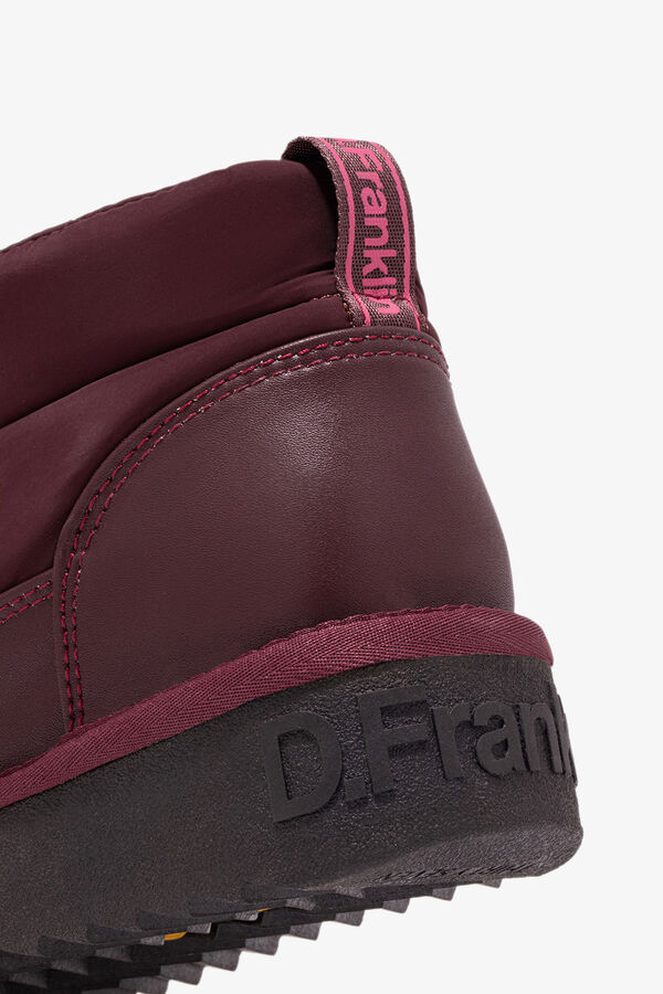 D. Franklin Botins n&oacute;rdicas baixas castanho