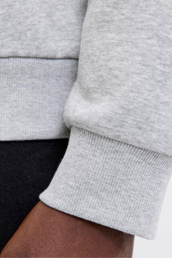 JJ REBEL Sudadera estampado frontal gris