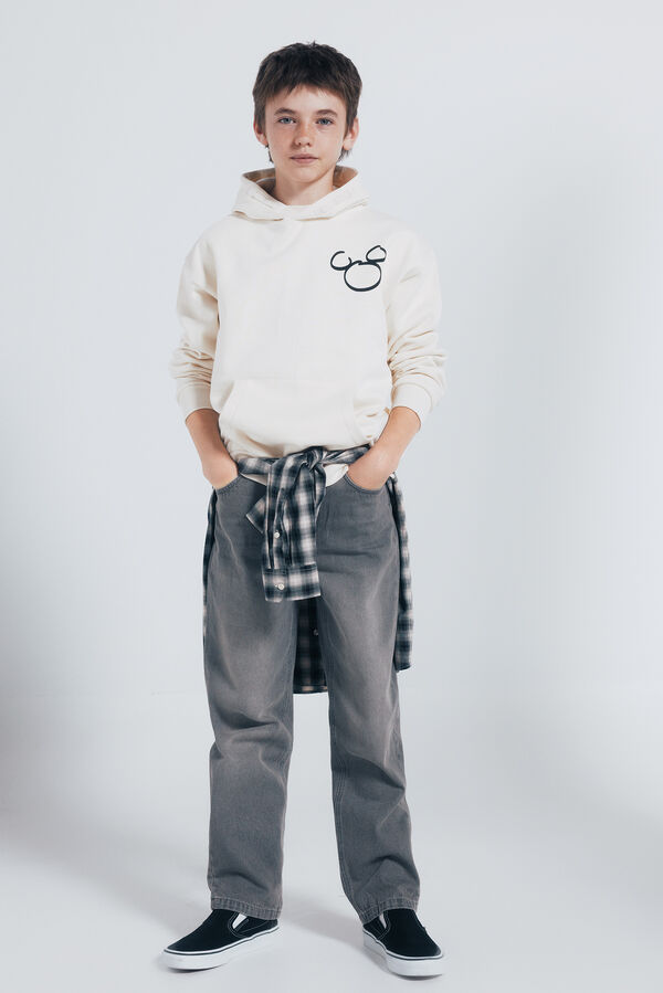 Springfield Kids Sudadera con capucha mickey ni&ntilde;o blanco