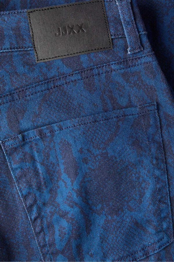 Jack & Jones Pantal&oacute;n loose fit estampado azul