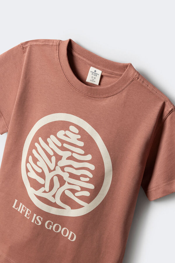 Springfield Kids Camiseta Arbol ni&ntilde;o rosa