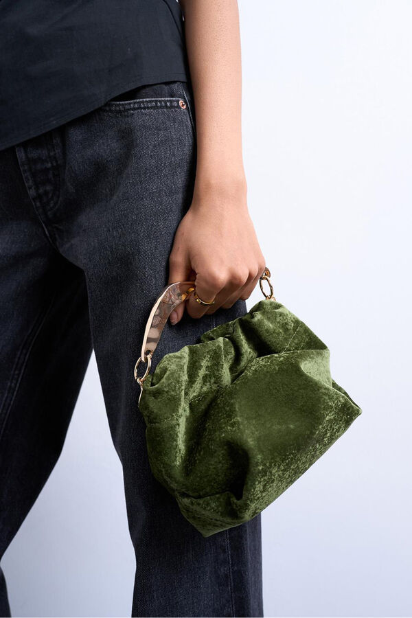 Topshop Mala de veludo cru