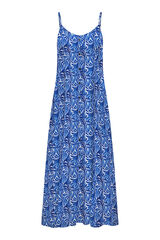 Only Vestido de al&ccedil;as comprido azul