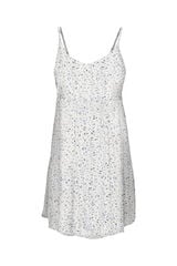 Only Vestido curto estampado floral branco