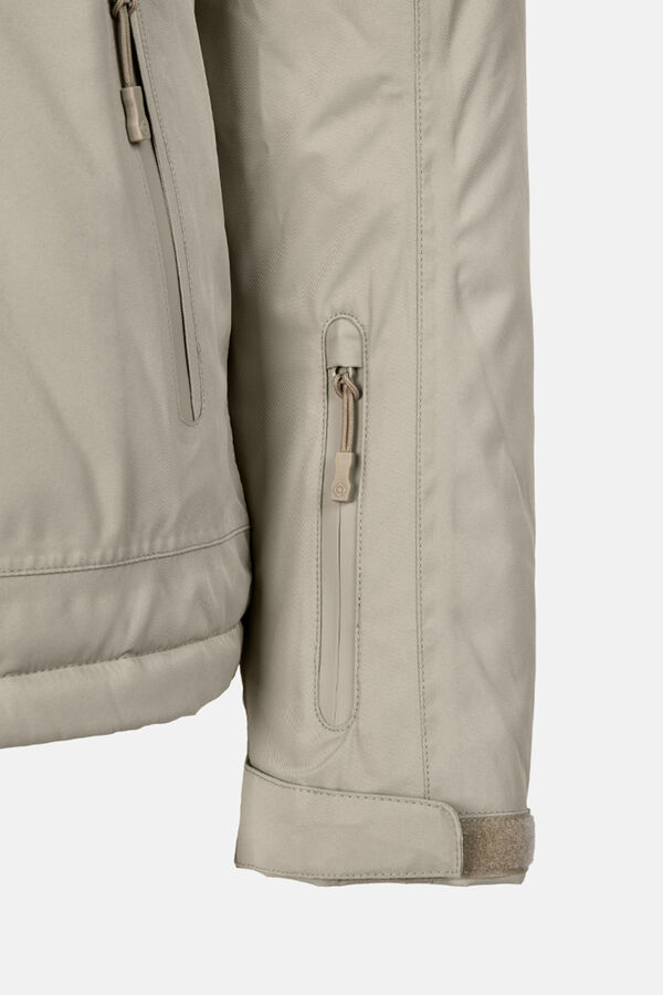 Izas Jaqueta de fibra imperme&aacute;vel bege