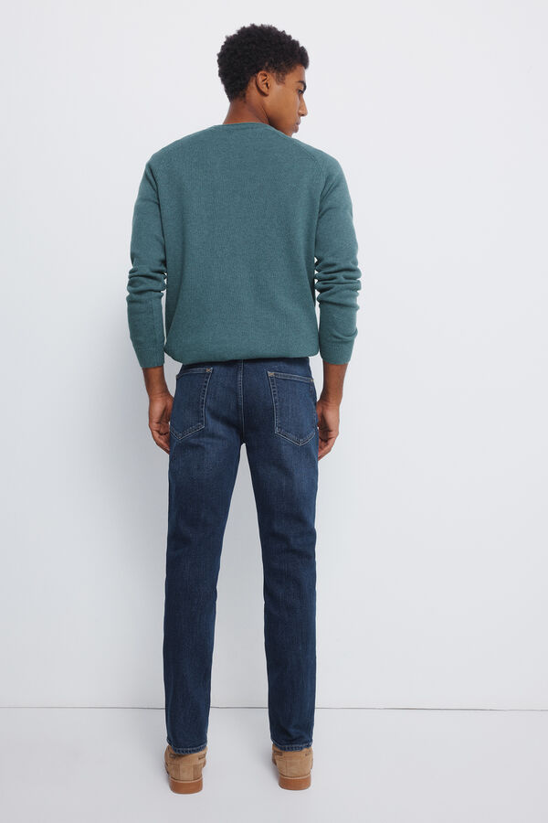 Springfield Jeans lavado medio oscuro slim fit azul