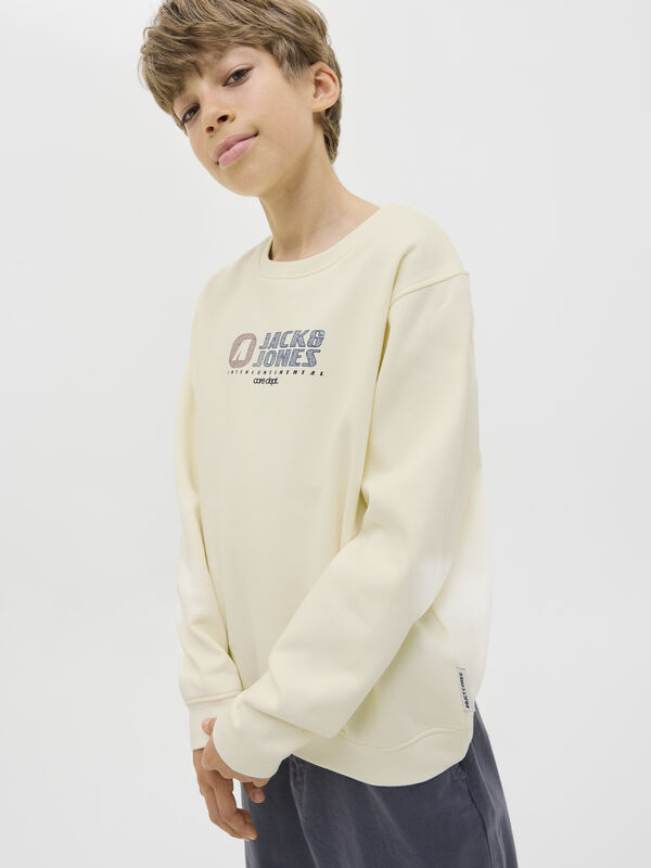Jack & Jones Junior Sudadera regular fit amarillo