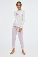 Inside Conjunto Pijama Mujer gris