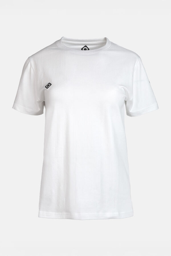 Izas Camiseta de algodão manga curta Janova W branco