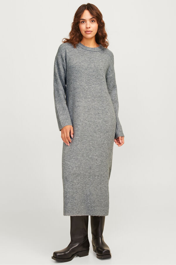 Jack & Jones Vestido maxi de punto gris