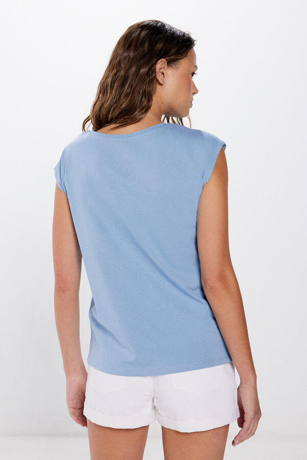 Springfield Camiseta "Be grateful&hellip;" azul