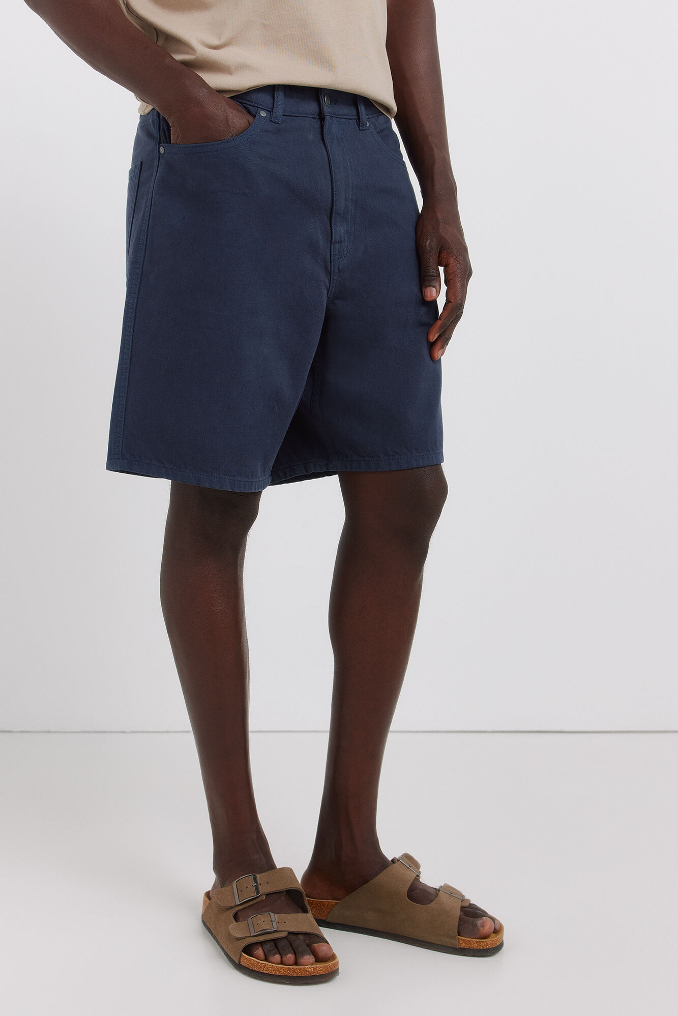 Springfield Bermudas 5 bolsos lavagem straight fit