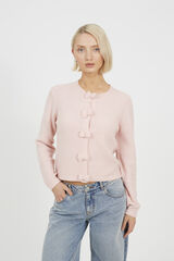 Brave Soul Cardigan de malha com la&ccedil;os bege