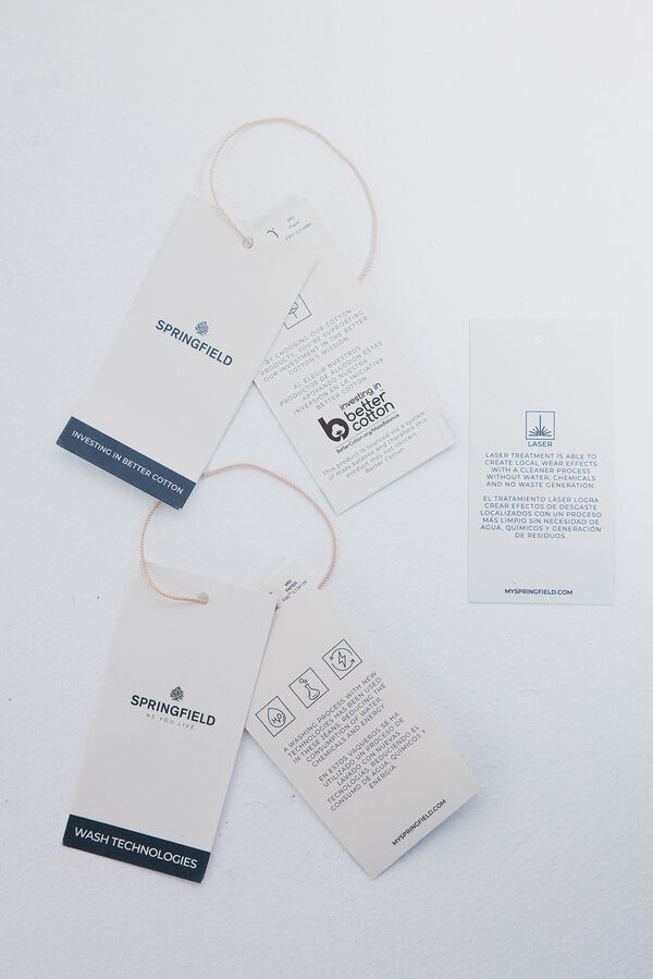 Springfield Jeans lavado medio slim fit azul