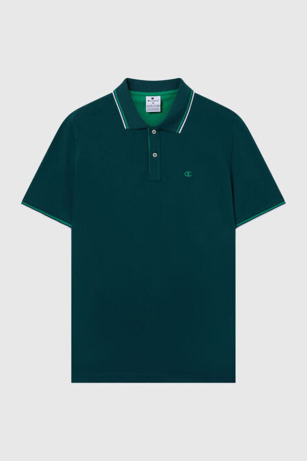 Champion Polo de algod&oacute;n pique hombre verde
