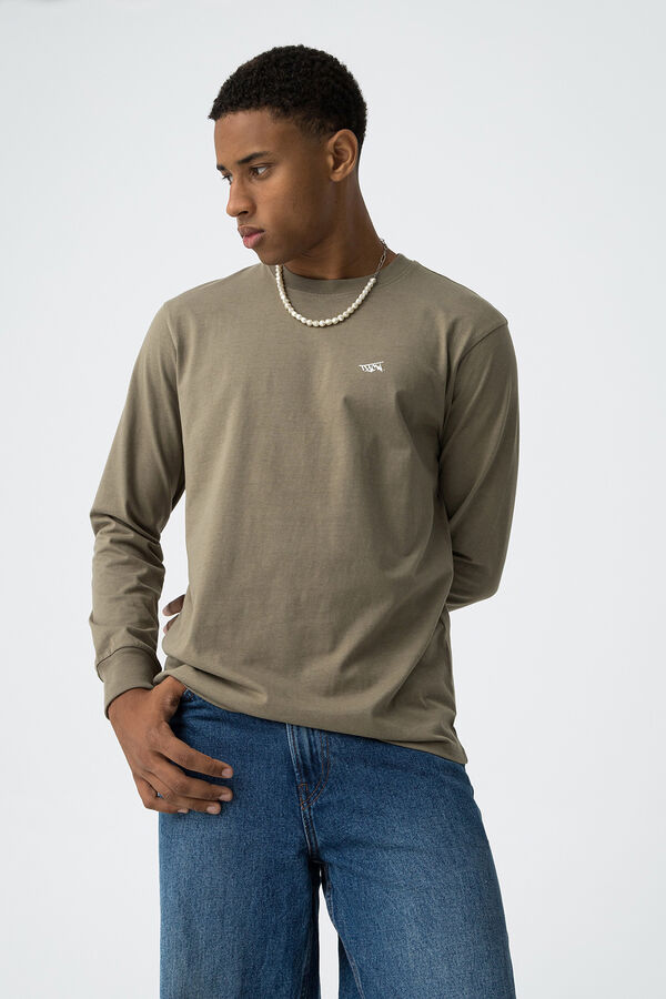 Tiffosi Young Camiseta manga larga kaki