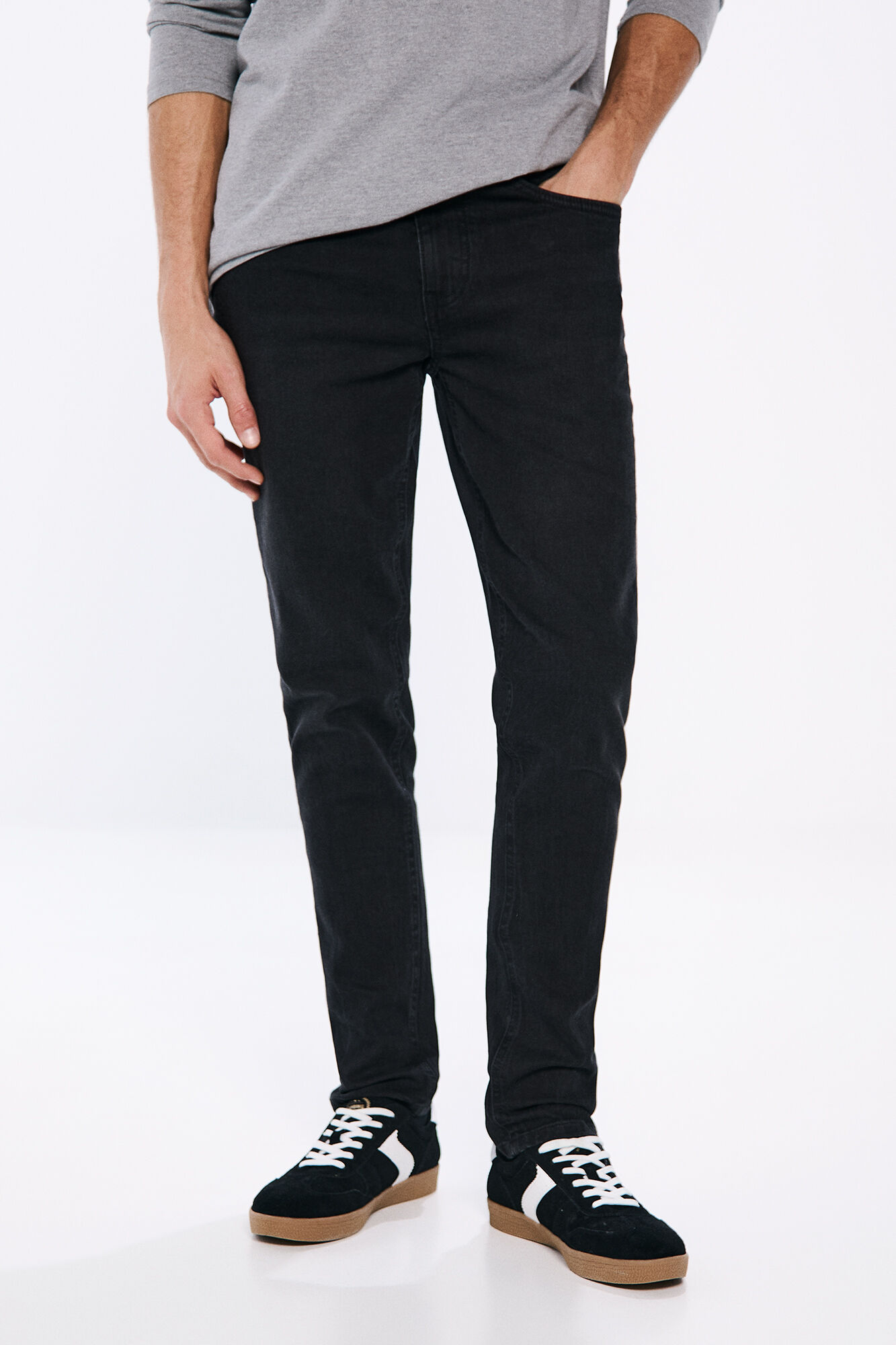 Springfield Cal&ccedil;a jeans skinny preta