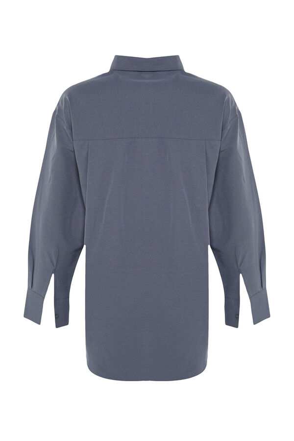 Trendyol Blusa fluida gris