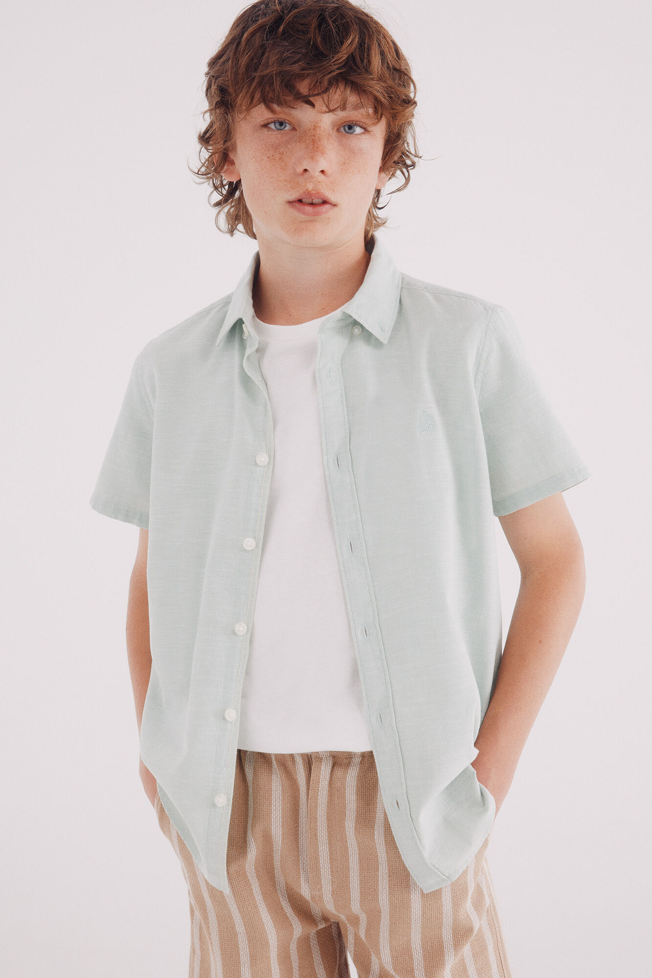 Springfield Kids Camisa textura ni&ntilde;o