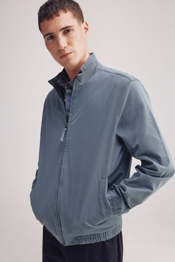 Springfield Cazadora ligera lavada azul