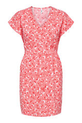 Only Vestido curto fluido rosa
