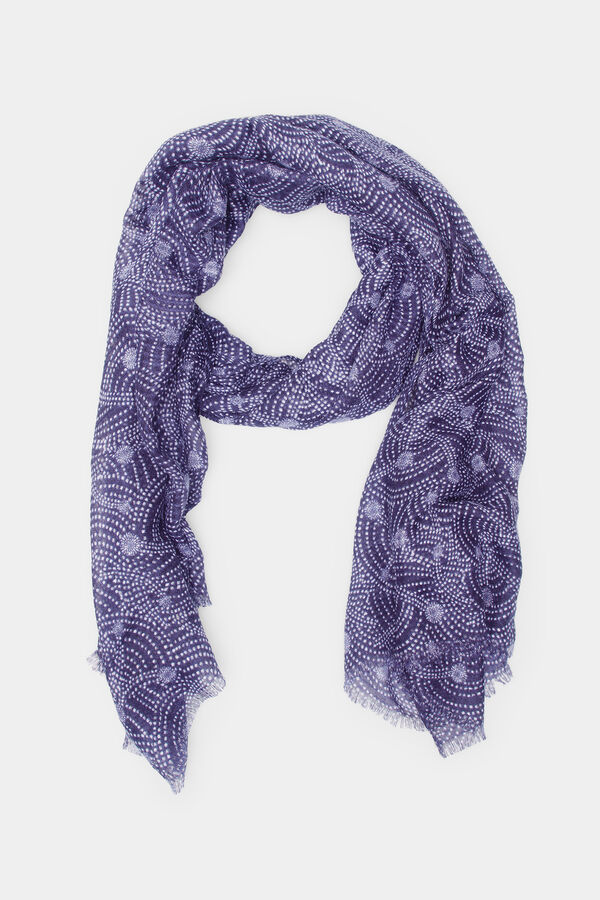 Springfield Fular espirales azul