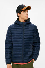 Springfield Casaco acolchoado capuz azul