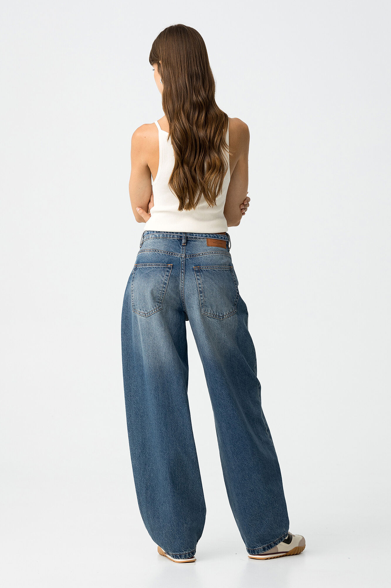 Tiffosi Jeans Ava Balloon Fit con Cintur&oacute;n