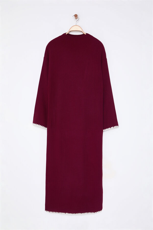 Trendyol Vestido longo de malha estampado