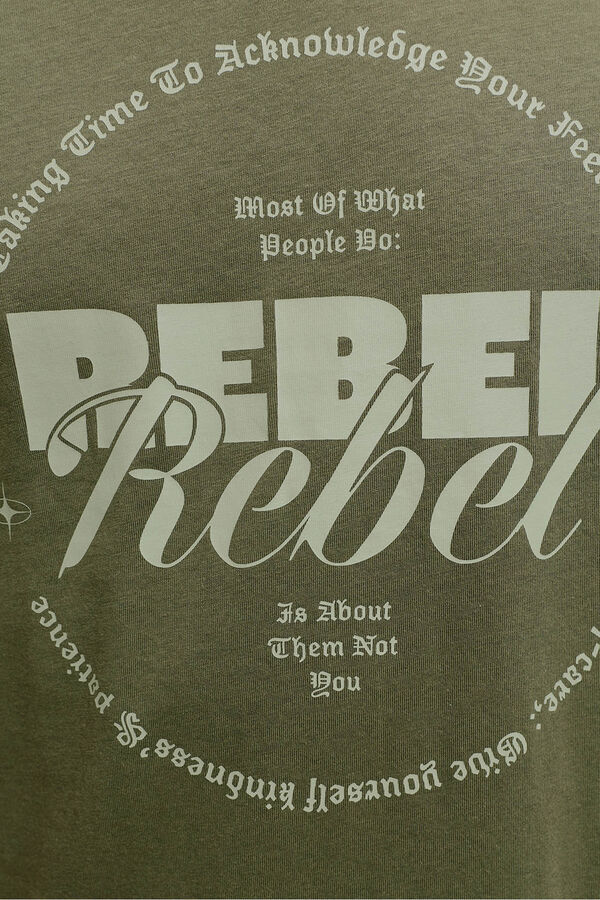 JJ REBEL T-shirt regular fit verde