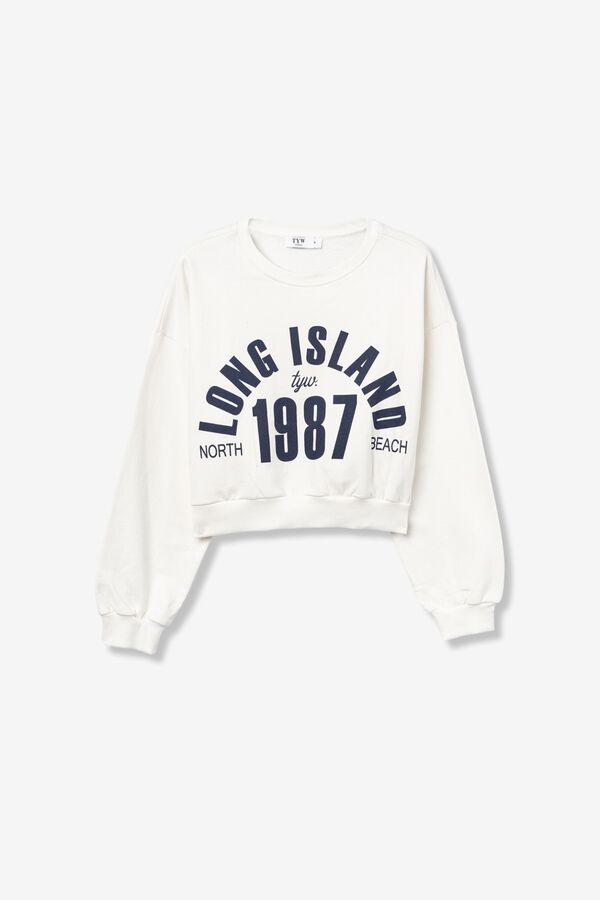 Tiffosi Young Sudadera Relaxed Long Island bege