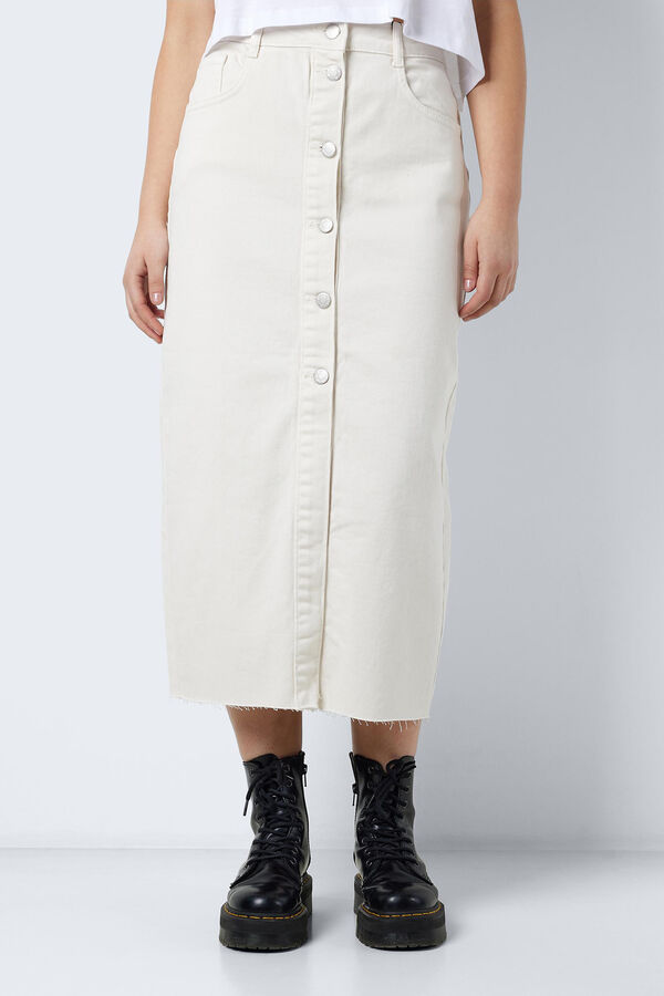 Noisy May Saia denim midi cru