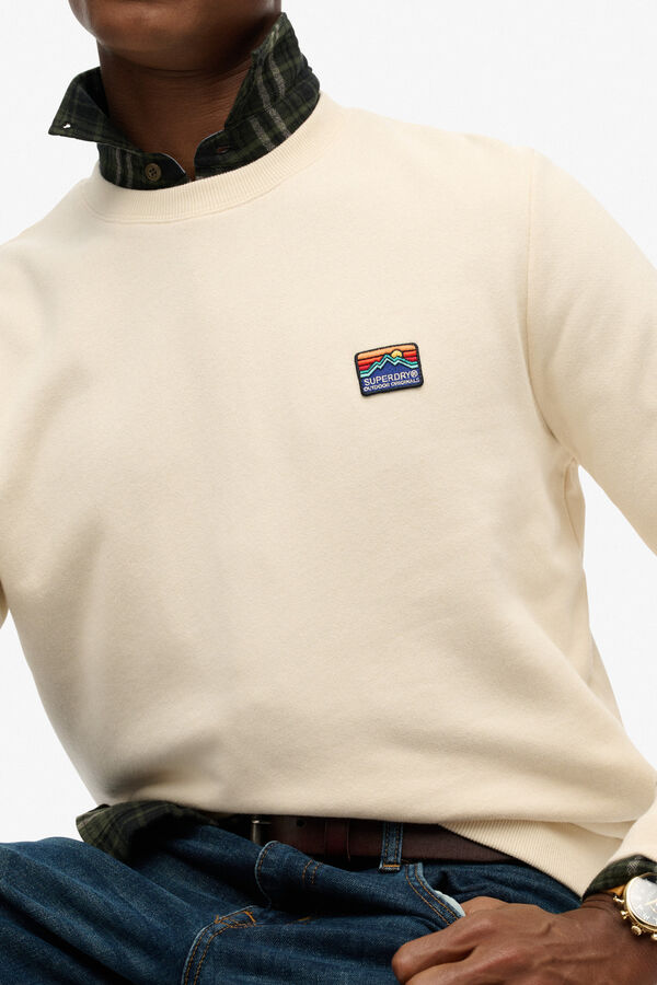 Superdry Sudadera Great outdoors emb rlxd beige