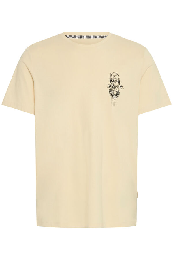 Blend Camiseta Manga Curta Bhjackson  bege