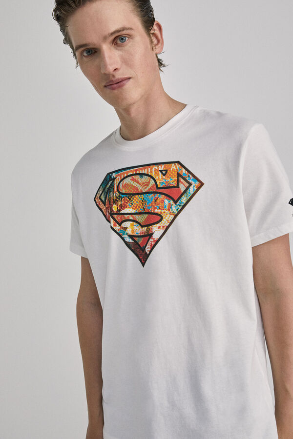 Superman - Camiseta para hombre, color blanco