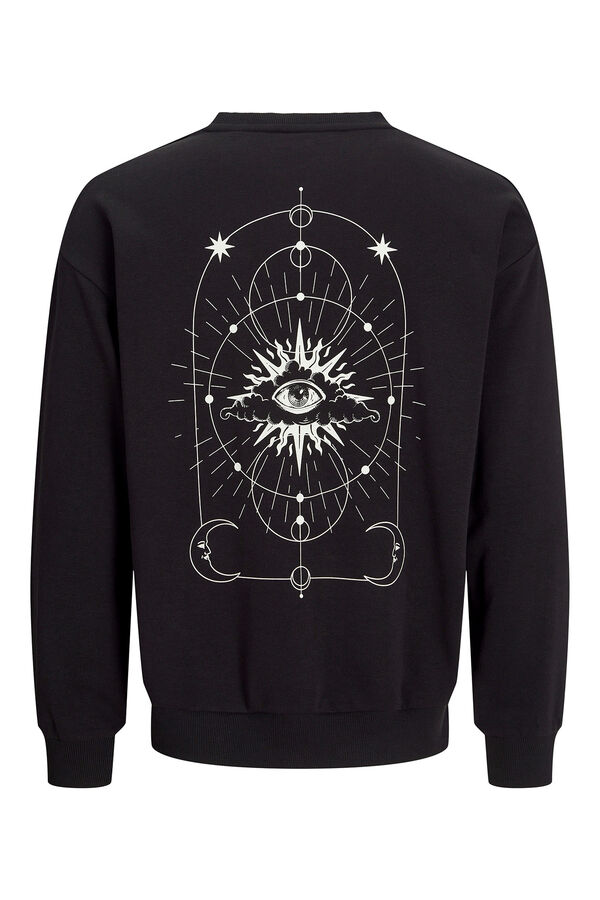 Jack & Jones Sudadera relaxed fit negro