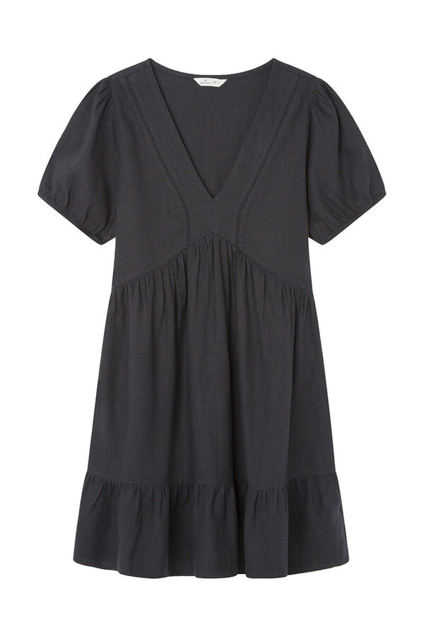 Springfield Vestido curto lace inserido preto