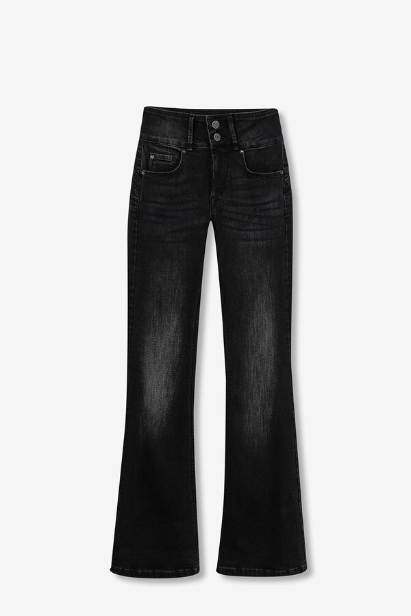 Tiffosi Vaqueros Double Up Flare negro