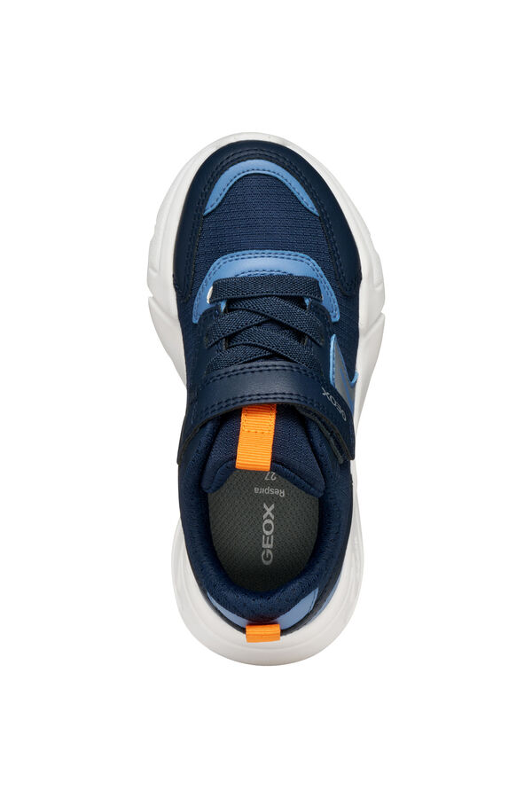 Geox T&eacute;nis efeito pele azul