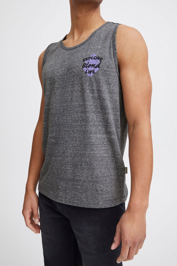 Blend T-shirt sem mangas preto