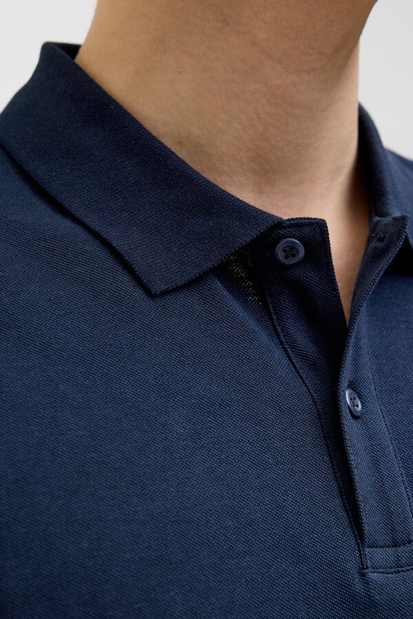 JJ REBEL Polo regular fit azul