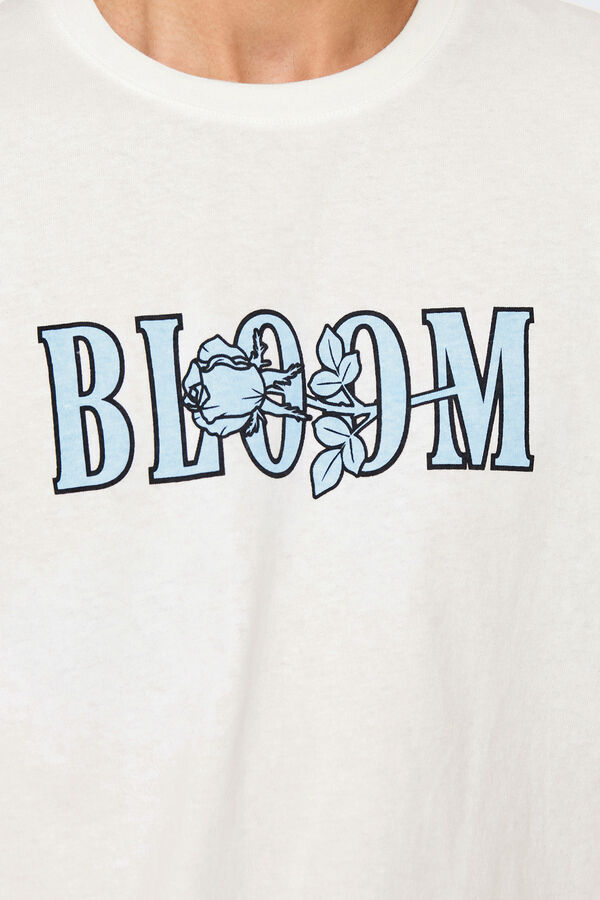 Only & Sons Camiseta masculina de manga curta com regular fit  branco