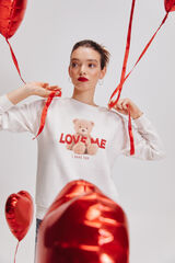 Springfield Sweatshirt "Me ame" estampado