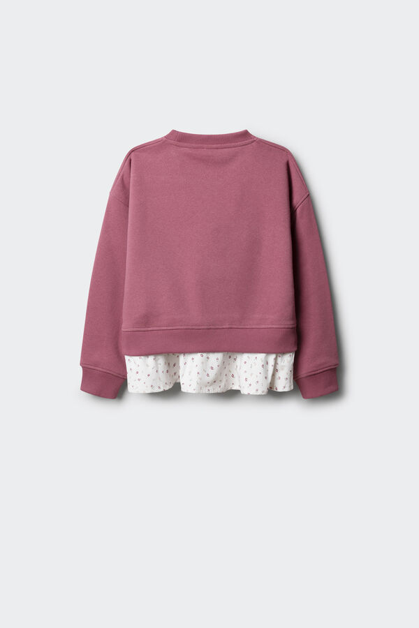 Springfield Kids Sudadera "hey" ni&ntilde;a. rosa