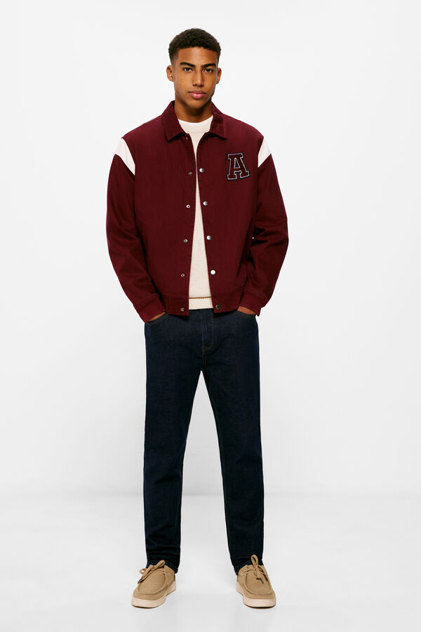 Springfield Cazadora varsity burdeos