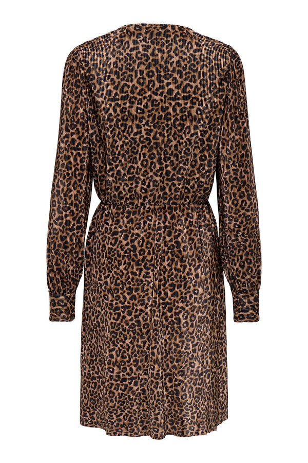 JDY Vestido curto envolvente cru