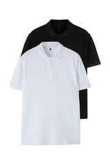 Trendyol Pack 2 polo piqu&eacute; negro