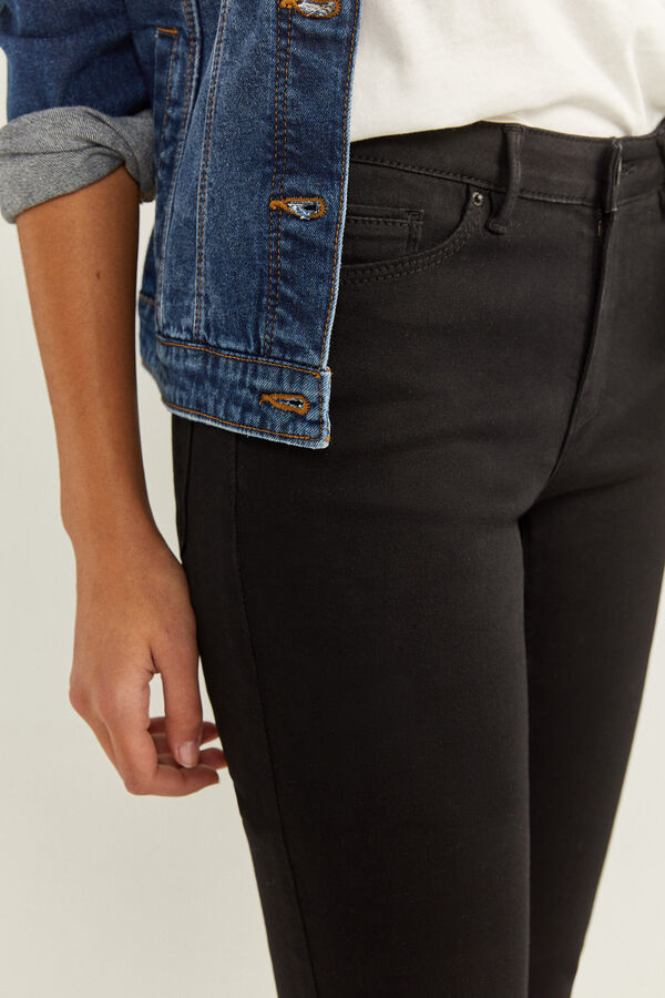 Springfield Jeans Jegging Lavagem Sustentável preto