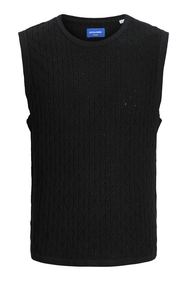 Jack & Jones Camiseta tank tejida negro