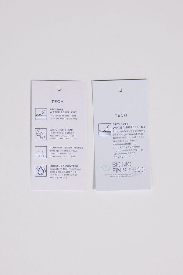 Springfield Parka t&eacute;cnica azul